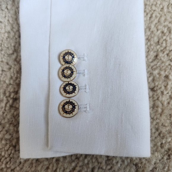 NEW J. Crew White Linen Campbell Blazer 0 00 000 READ: SIZING - Picture 8 of 16